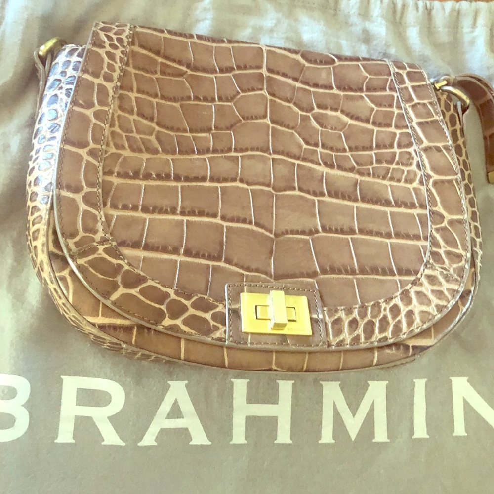 Brahmin saddle bag